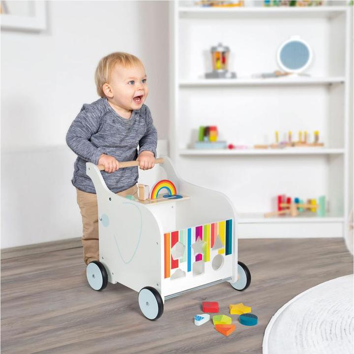 Image du produit small foot Chariot de marche Coffre à jouets Eléphant