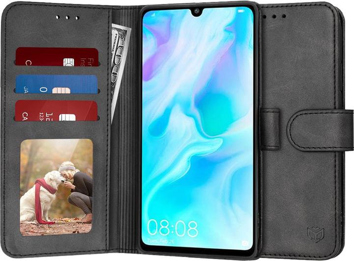 Actual product image Techsuit - Diary Book - Huawei P30 Lite / P30 Lite New Edition - Black (Huawei P30 Lite New Edition, Huawei P30 Lite)