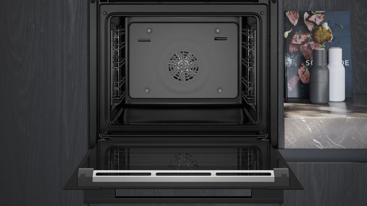 Image du produit Siemens iQ700, Four encastrable, 60 x 60 cm, noir, inox, HB734G2B1