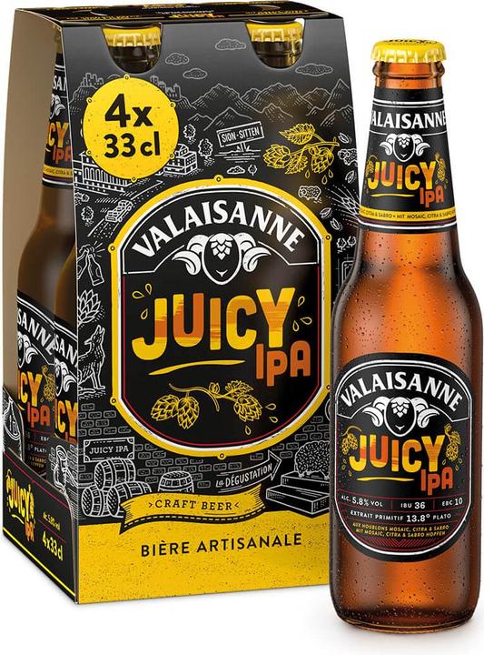 Valaisanne Juicy IPA (4 x 33 cl)
