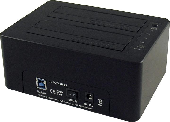 Immagine prodotto LC-Power LC-DOCK-U3-CR (USB-A, 3 Porti)