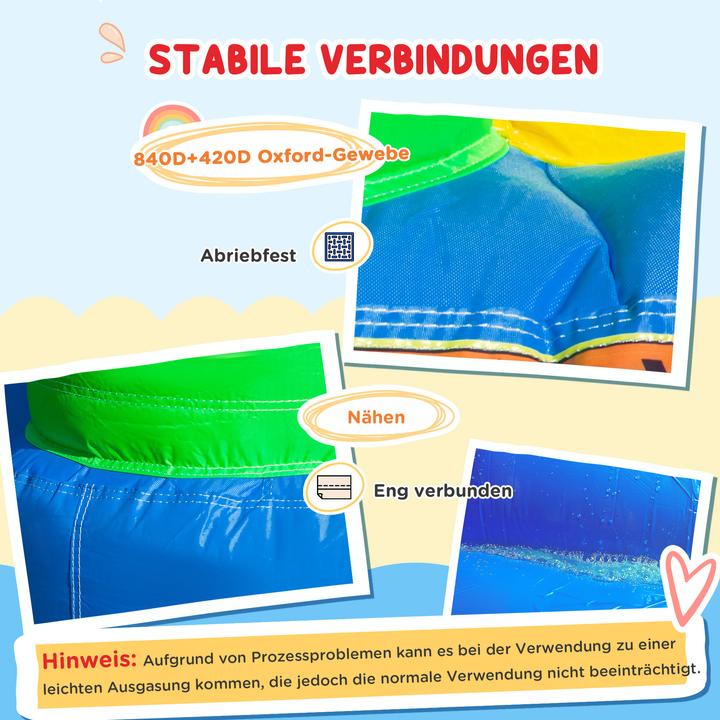 Produktbild Homcom Hüpfburg Oxford Mehrfarbig