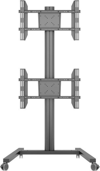 Actual product image Multibrackets TV stand dual vertical - 55", metal, black (55", 60 kg)