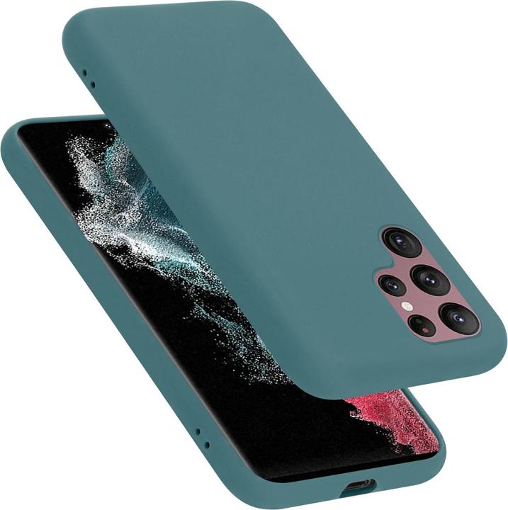 Productafbeelding Cadorabo TPU Vloeibaar Silicone Hoesje (Samsung Galaxy S22 Ultra)
