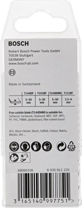 Produktbild Bosch Professional Zubehör 15-tlg. Stichsägeblatt-Set für Holz und Metall, T-Schaft