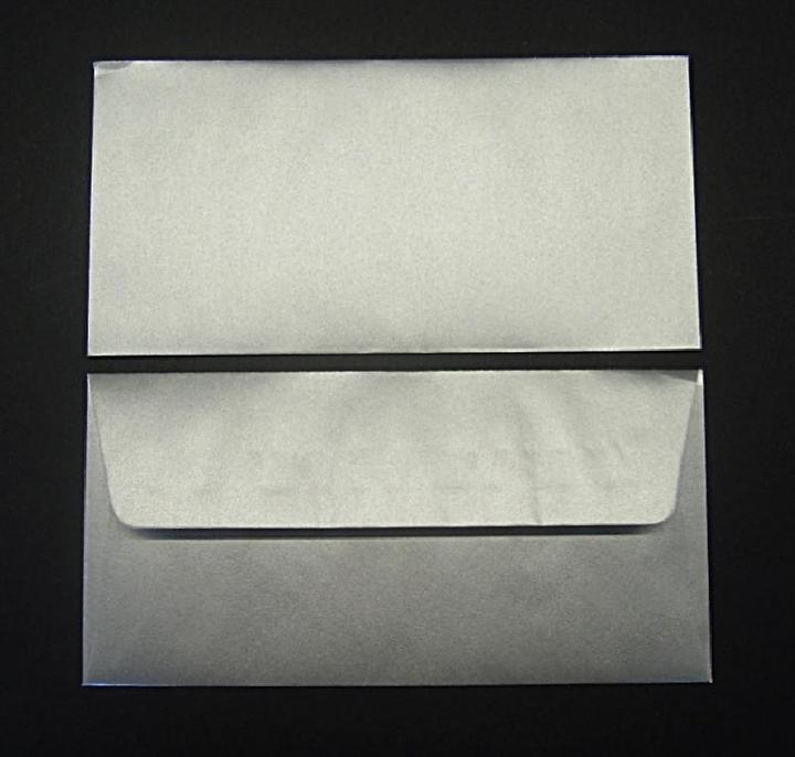 Produktbild Blanke Briefumschläge DINlang 100g/qm gummiert VE=100 Stück silber (DL, 100 x)