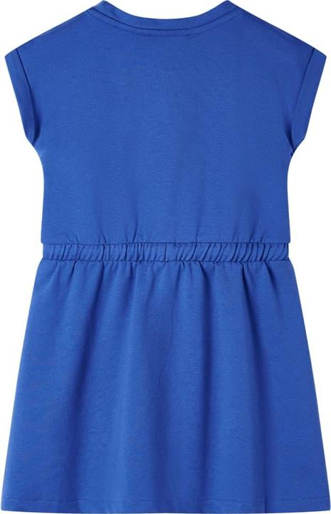 Actual product image VidaXL Children's dress with drawstring cobalt blue 92,Material: 95 (92)