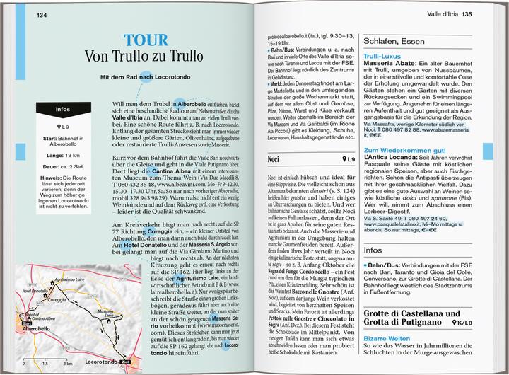 Produktbild Reise-Taschenbuch Reiseführer Apulien (Deutsch, Jacqueline Christoph, 2024)