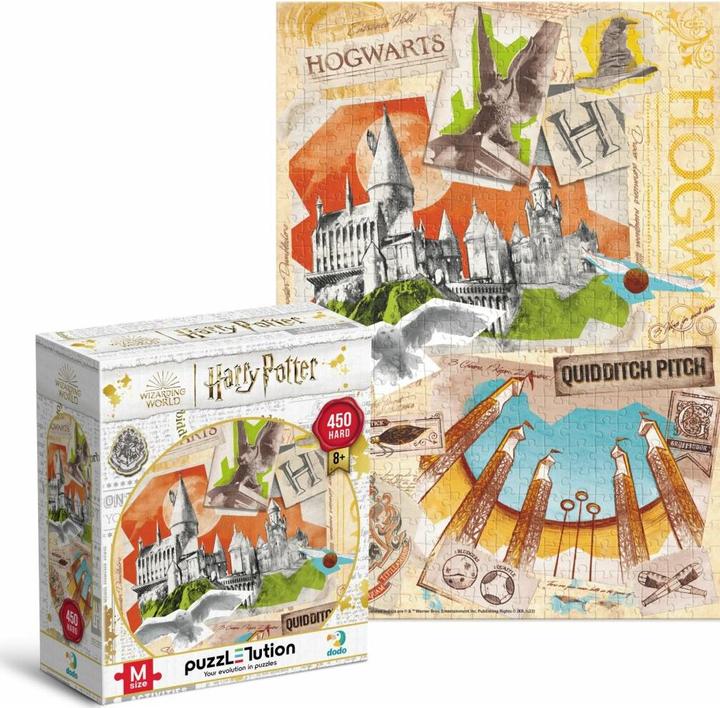 Image du produit Dodo Puzzle Harry Potter: Hogwarts Schule für Hexerei und Zauberei 450 Teile (450 pièces)