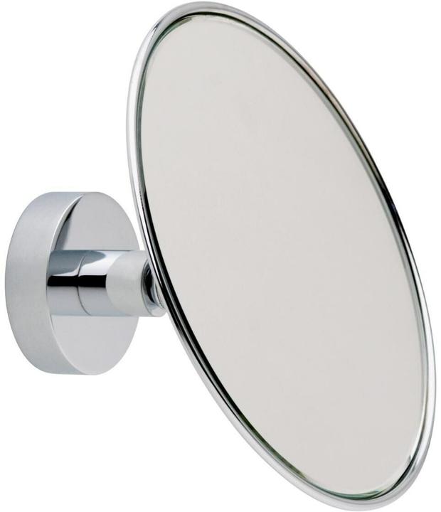 Productafbeelding tesa VISIOON make-upspiegel met 3x vergroting - Spiegel voor wandmontage zonder boren, zilver
