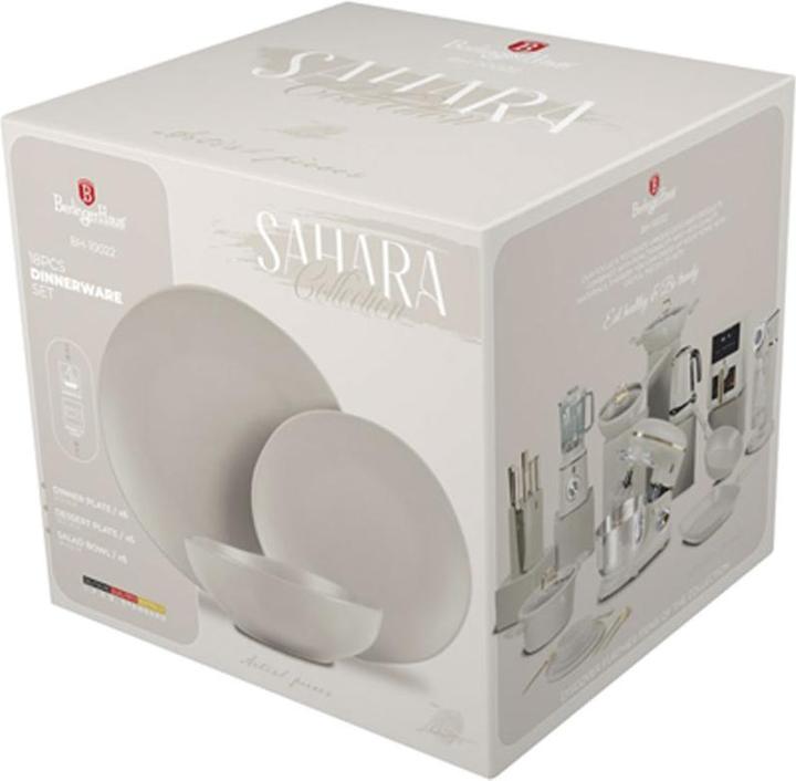 Actual product image BerlingerHaus Haus 18-teiliges Tellerset matt cream Sahara Collection (18 Piece)