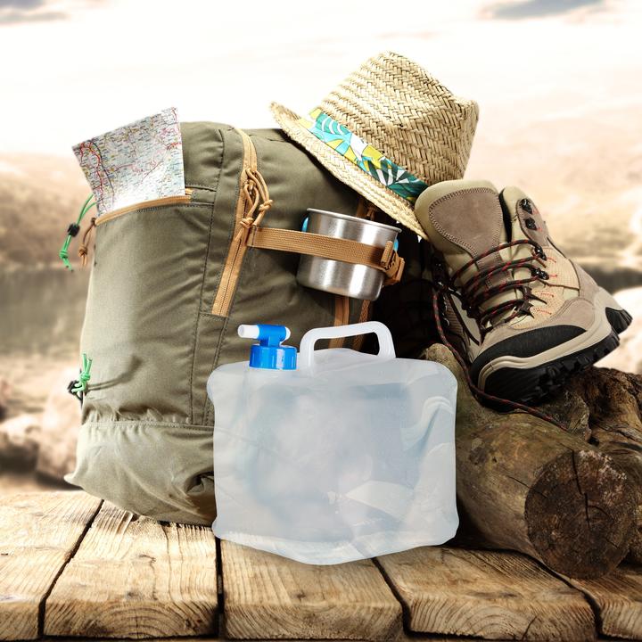 Image du produit Relaxdays Jerrycan pliable ovale lot 4 bidon eau