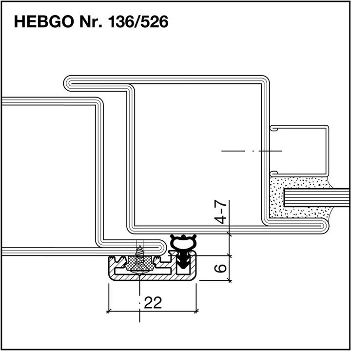 Image du produit Hebgo Profilés de maintien 136