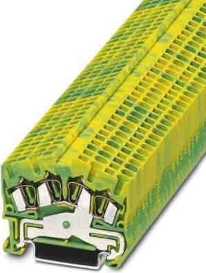 Produktbild Phoenix Contact TB,Spring-cage,Width:5.2mm,green-yellow (41.50 mm)