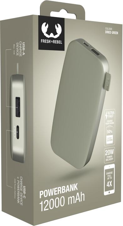 Image du produit Fresh'N Rebel Powerbank (12000 mAh, 20 W, 44400 Wh)