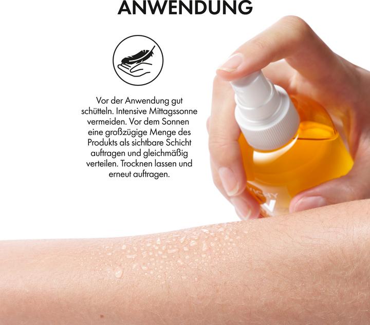 Image du produit Vichy Capital Soleil Eau de protection solaire hâle sublimé (Spray solaire, SPF 30, 200 ml, 230 g)