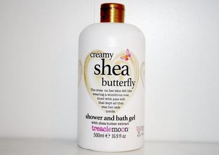 Image du produit Treaclemoon Gel douche Creamy Shea Butterfly Heart Motif 500ml Vegan (500 ml)