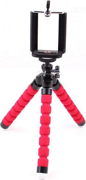Actual product image PhoneLook Mini trépied Octopus en mousse pour téléphone avec clip universel (Metal)