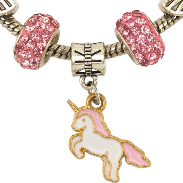 Image du produit Ulysse Couleurs d'Enfance Très beau bracelet avec motif de licorne (Métal)