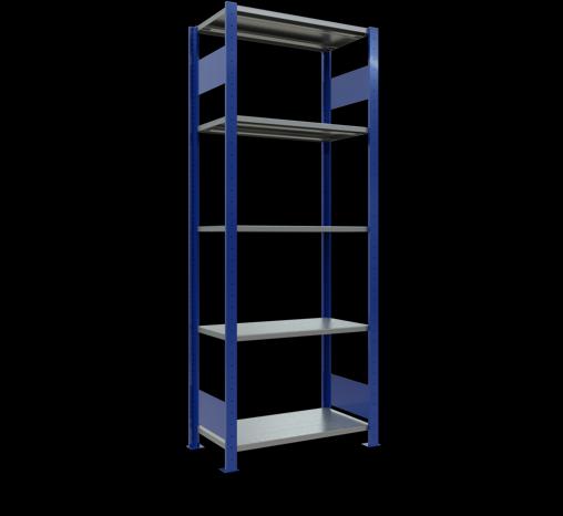 Immagine prodotto Schulte Lagertechnik Sistema di scaffalature di base senza viti MULTIplus150 con ripiani di lunghezza