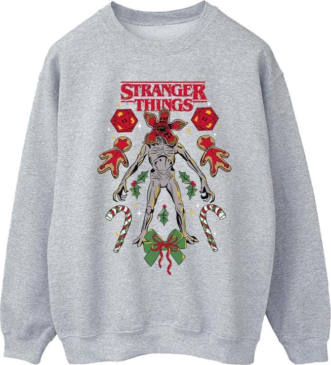 Immagine prodotto Netflix Stranger Things Christmas Demogorgon Felpa Uomo (L)