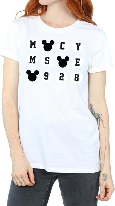 Immagine prodotto Disney Mickey Mouse 1928 Circles Maglietta Ampia Donna (M)
