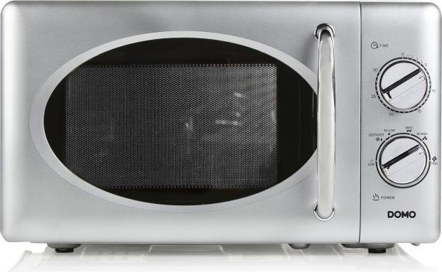 Actual product image Domo Microwave DO3020 20Liter silver with defrost function, 700Watt and timer (20 l)