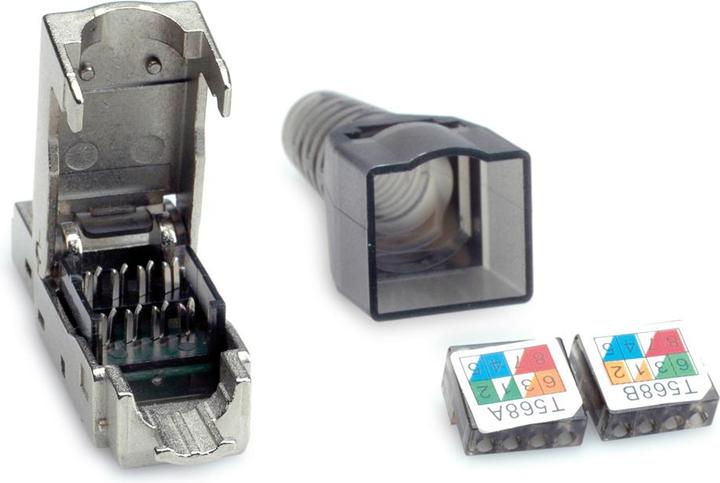 Image du produit Value à confectionner sur le terrain. RJ45 cat.6A STP (Câble réseau Connecteur)