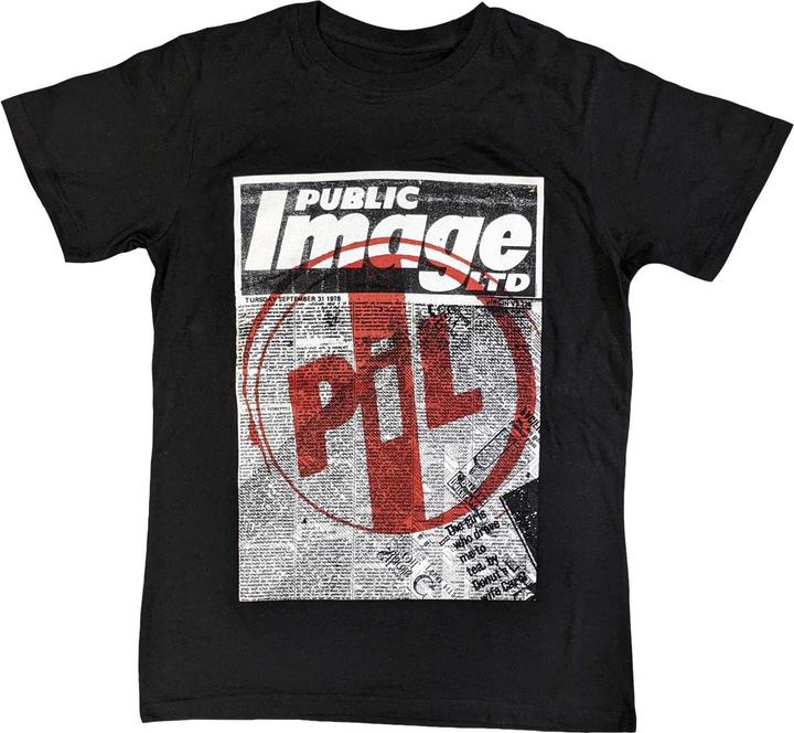 Immagine prodotto Public Image Ltd Maglietta in cotone con poster per adulti (L)