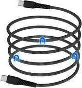 Image du produit Tiger Câble D'Alimentation Aimante USB-C USB-C 1,5m Noir (1.50 m)