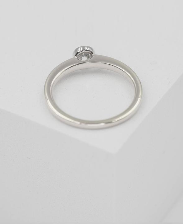 Actual product image Muau Ring frame setting (54, 950 Platinum)