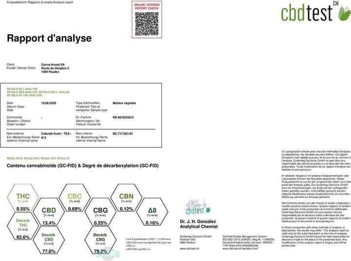 Image du produit AlpsBee Thé noir au chanvre avec CBD (28 g)