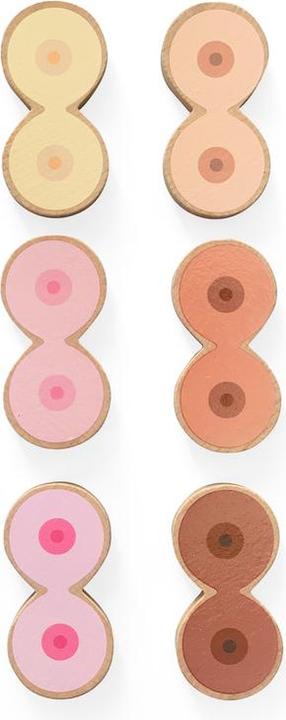 Actual product image Bitten Boob Domino Game (French, English)