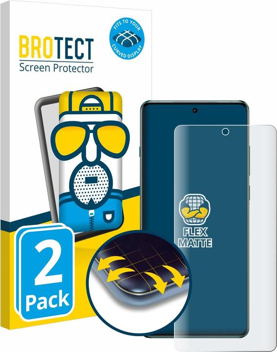 Actual product image BROTECT Full Cover Matte Screen Protector (2 Piece, OnePlus 12R)