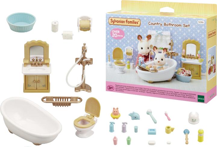 Image du produit Sylvanian Families Ensemble de salle de bains campagnarde