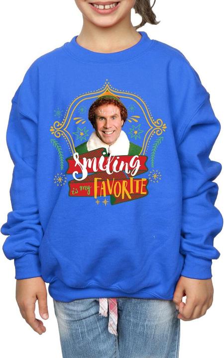 Produktbild Elf Buddy Smiling Sweatshirt Mädchen (128)