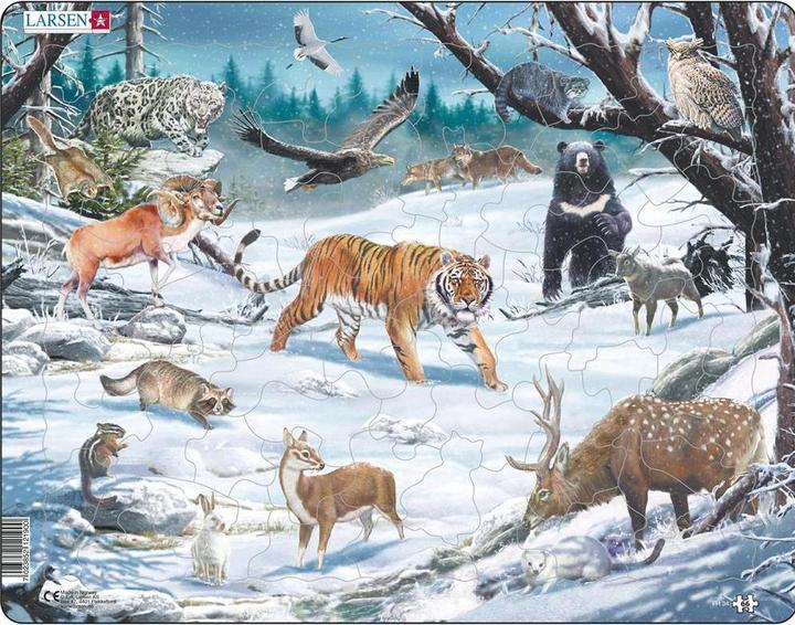 Produktbild Larsen Sibirische und nordostasiatische Tierwelt (66 Teile)