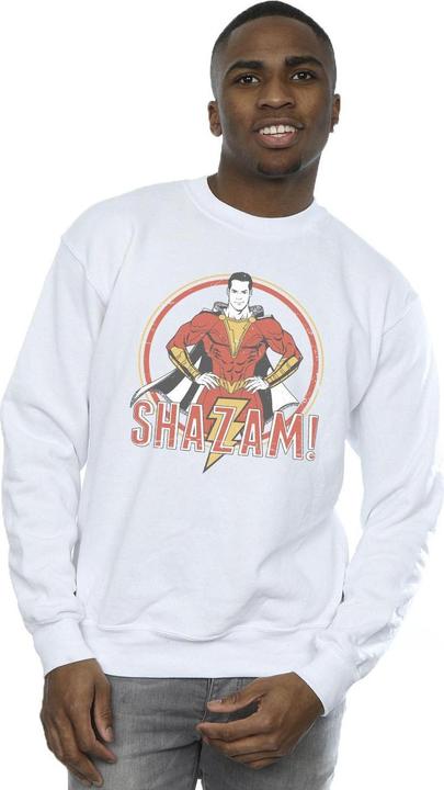 Immagine prodotto Shazam Retro Circle Distressed Felpa Uomo (M)
