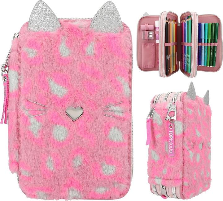 Productafbeelding Depesche TOPModel 3-vaks etui Leo WILD