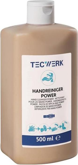 Produktbild Tecwerk Handreiniger Power 500 ml seifenfrei, lösemittelfrei, parfümiert (Flüssigseife, 500 ml)