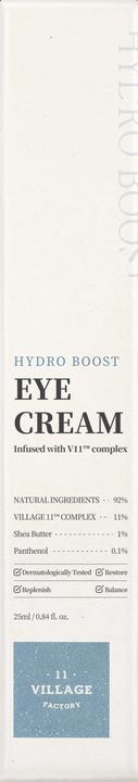 Image du produit Village 11 Factory Crème pour les yeux Hydro boost (Crème, 25 ml)