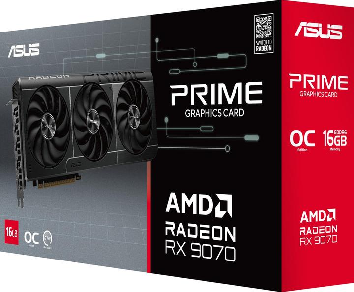 Produktbild ASUS PRIME RX 9070 OC (16 GB)