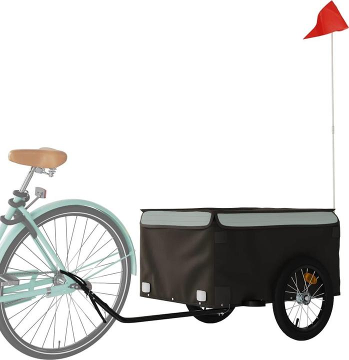 Immagine prodotto VidaXL Fahrradanhänger 45 kg Eisen