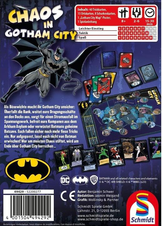 Image du produit Schmidt Spiele Batman Chaos City (Allemand)