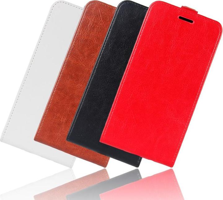 Produktbild Cover-Discount Leder Flip Case mit Fotofach vertikal (Apple iPhone X, Apple iPhone XS)