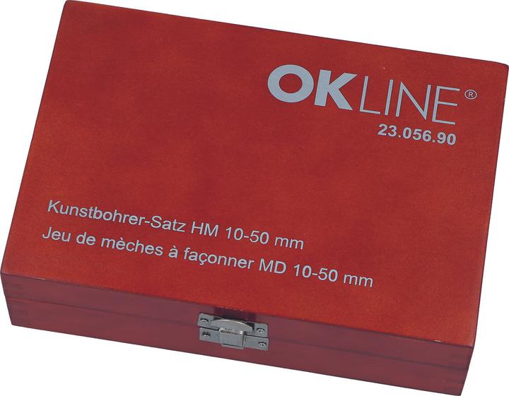 Produktbild OK-Line HM-Kunstbohrersatz (50 mm, 10 mm, 35 mm, 15 mm, 40 mm, 30 mm, 45 mm, 20 mm, 25 mm)