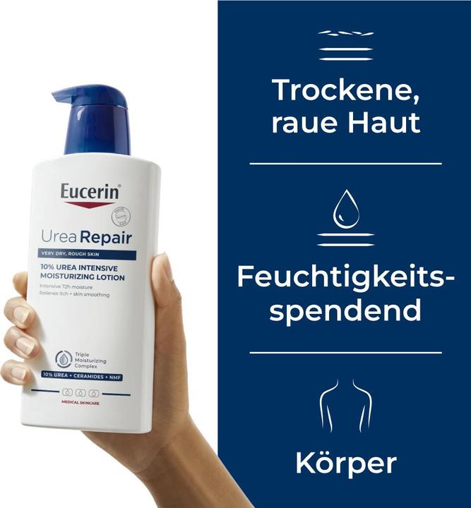 Actual product image Eucerin Urea Repair 10% Urea Intensive Moisturising Lotion (Body cream, 400 ml)