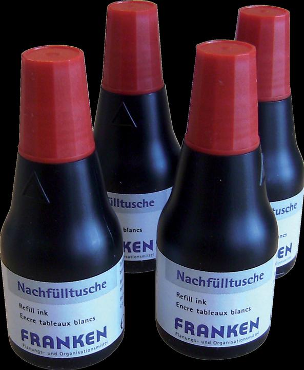 Franken Nachfülltusche für Marker und Jumbo-Marker (Marker Nachfülltusche, Rot)