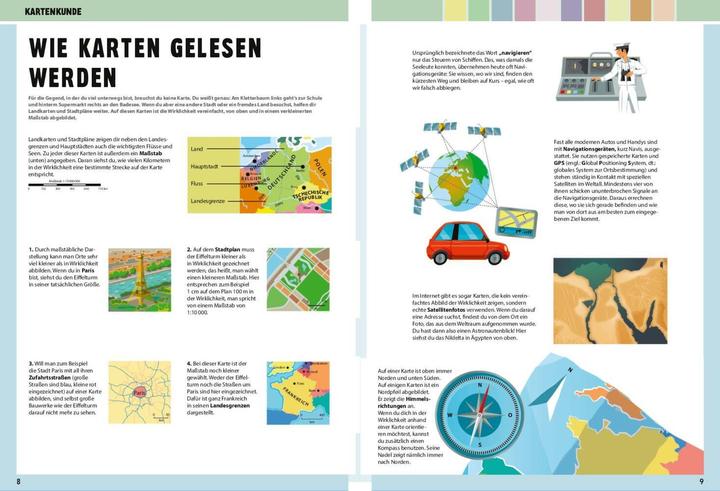 Actual product image Kinderatlas Deutschland, Europa, die Welt (German, Schwager & Steinlein Publishing House, 2023)