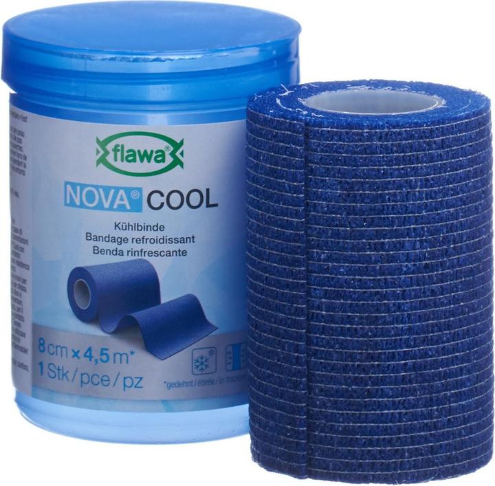 Actual product image Flawa Nova Cool cooling bandage 8cmx4.5m